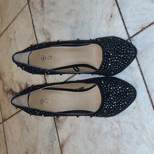 Black Studded Heels